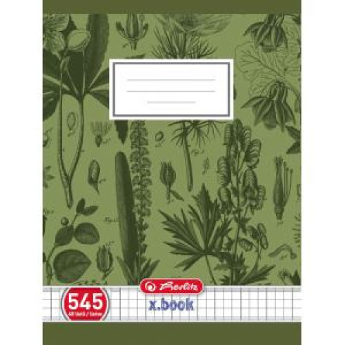 Zošit Herlitz 545 A5 štvorčekový 70g/m2 Zošit Herlitz 545 A5 štvorčekový 70g/m2