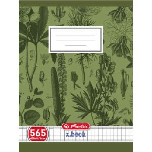Zošit Herlitz 565 A5 štvorčekový 70g/m2 Zošit Herlitz 565 A5 štvorčekový 70g/m2