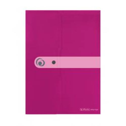 Plastový obal A4 s cvočkom Herlitz Easy Orga tmavoružový Plastový obal A4 s cvočkom Herlitz Easy Orga tmavoružový