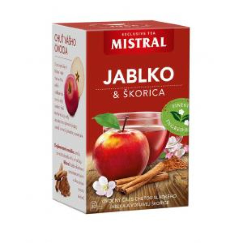 Čaj MISTRAL ovocný Jablko a škorica HB 50 g Čaj MISTRAL ovocný Jablko a škorica HB 50 g