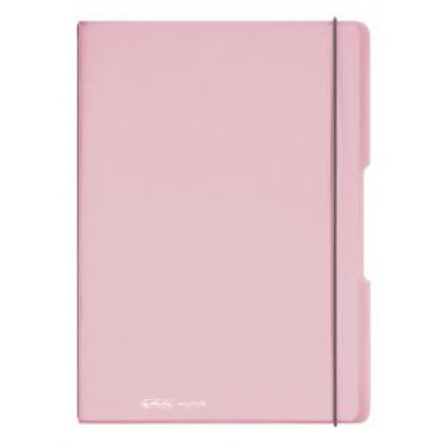 Zošit Herlitz my.book Flex A4 2x40 listov linajkový štvorčekový PP pastel.ružový Zošit Herlitz my.book Flex A4 2x40 listov linajkový štvorčekový PP pastel.ružový