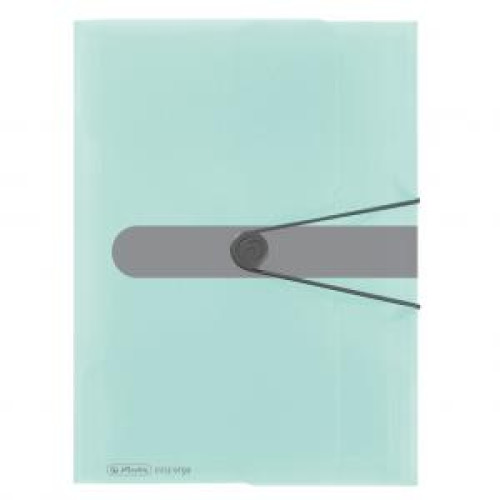 Plastový obal s gumičkou Herlitz mint Plastový obal s gumičkou Herlitz mint