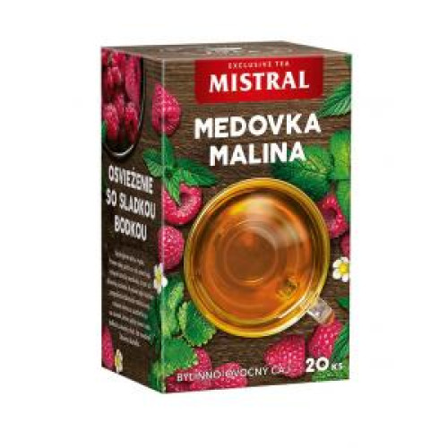 Čaj MISTRAL bylinný Medovka a malina HB 30 g Čaj MISTRAL bylinný Medovka a malina HB 30 g