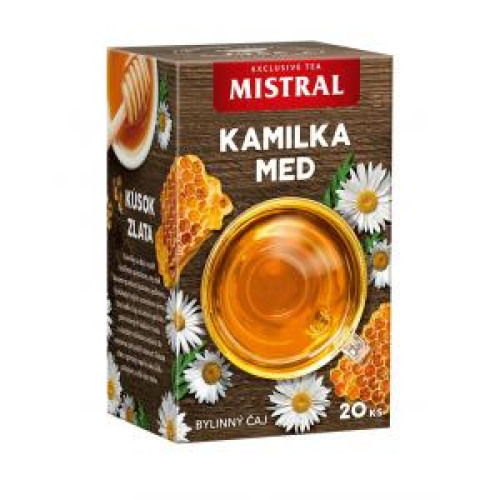 Čaj MISTRAL bylinný kamilka, med HB 30 g Čaj MISTRAL bylinný kamilka, med HB 30 g