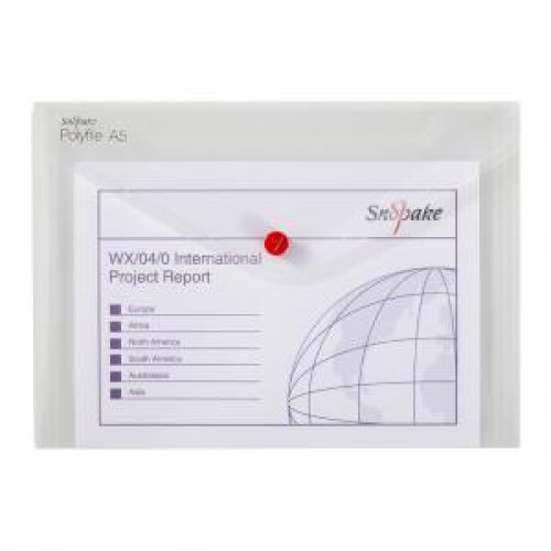 Plastový obal A5 s cvočkom číry