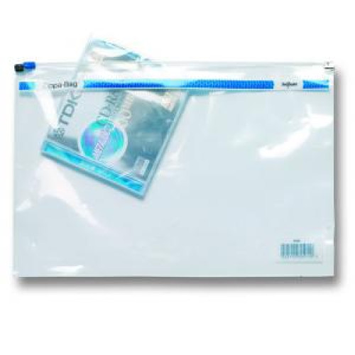 Plastový obal A4 so zipsom číry Plastový obal A4 so zipsom číry