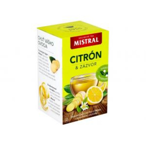 Čaj MISTRAL ovocný Citrón a zázvor HB 40 g Čaj MISTRAL ovocný Citrón a zázvor HB 40 g