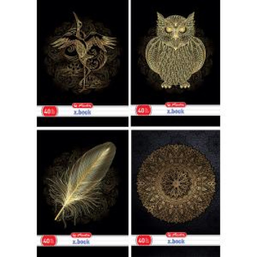 Zošit Herlitz A4 40 listov linajkový s parciálnym lakom B&G mix motívov Zošit Herlitz A4 40 listov linajkový s parciálnym lakom B&G mix motívov