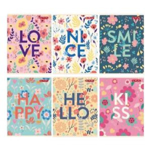 Zošit Herlitz 564 listov linajkový s parciálnym lakom Romantic Zošit Herlitz 564 listov linajkový s parciálnym lakom Romantic