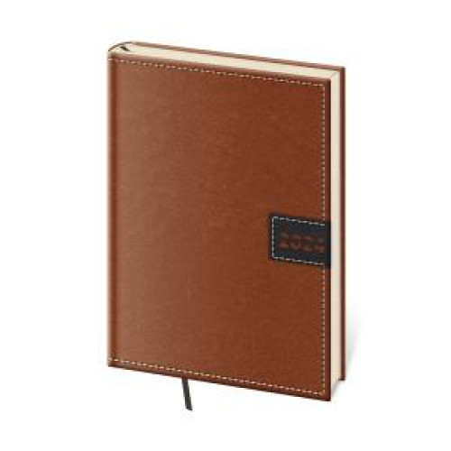 Diár Toledo týždenný A5 14,3x20,5cm hnedý 2024