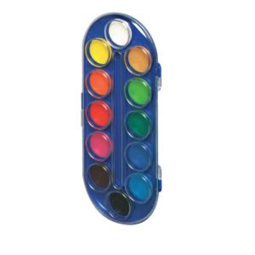 Vodové farby Herlitz LOCO 12 farieb Vodové farby Herlitz LOCO 12 farieb