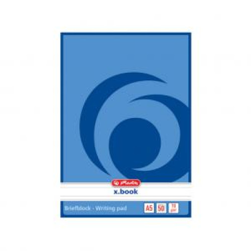 Blok poznámkový linajkový Herlitz A5 50 listov Blok poznámkový linajkový Herlitz A5 50 listov