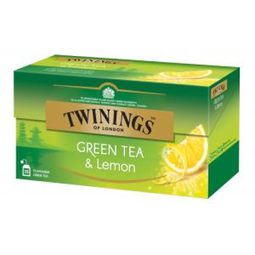 Čaj Twinings zelený & Lemon HB 50 g Čaj Twinings zelený & Lemon HB 50 g