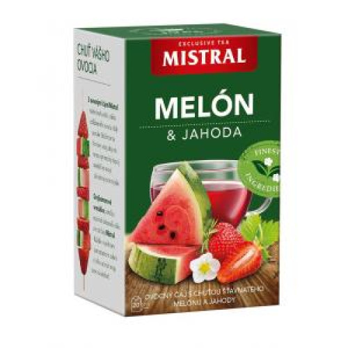 Čaj MISTRAL ovocný melón jahoda HB 40 g Čaj MISTRAL ovocný melón jahoda HB 40 g