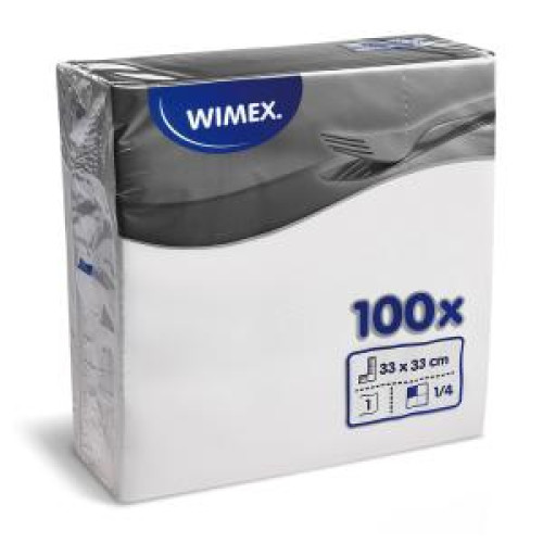 Papierové servítky 1-vrstvové Línia 33 x 33cm biele (100 ks) Papierové servítky 1-vrstvové Línia 33 x 33cm biele (100 ks)