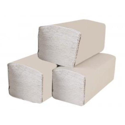 Papierové utierky skladané ZZ 1-vrstvové biele (20 bal.)