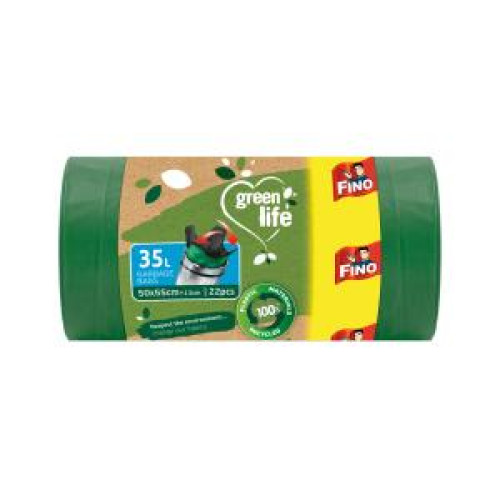 Vrecia zaväzovacie FINO Green Life Easy 35 ℓ, 22 mic., 50 x 55 cm (22 ks) Vrecia zaväzovacie FINO Green Life Easy 35 ℓ, 22 mic., 50 x 55 cm (22 ks)