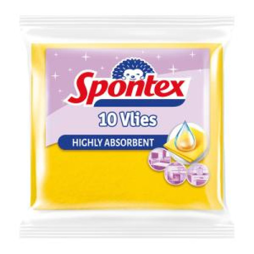 Utierka z viskózy Spontex 10 Vlies 10 kusov Utierka z viskózy Spontex 10 Vlies 10 kusov
