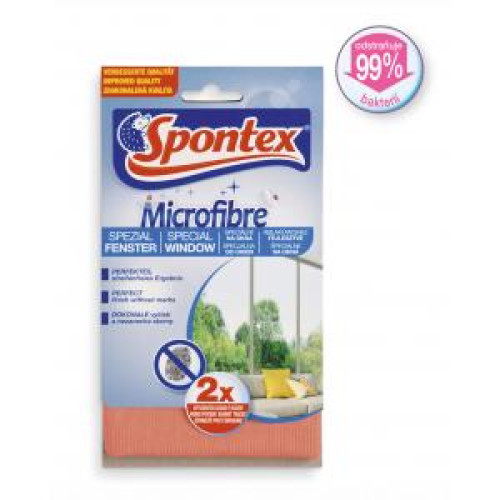 Utierka z mikrovlákna na okná Spontex Window Microfibre Utierka z mikrovlákna na okná Spontex Window Microfibre