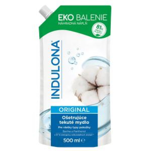 Tekuté mydlo INDULONA náhradná náplň 500ml Original Tekuté mydlo INDULONA náhradná náplň 500ml Original
