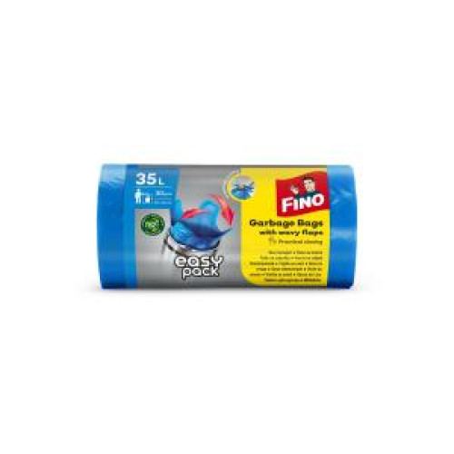 Vrecia zaväzovacie FINO Easy pack 35 ℓ, 15 mic., 50 x 55 cm, modré (30 ks) Vrecia zaväzovacie FINO Easy pack 35 ℓ, 15 mic., 50 x 55 cm, modré (30 ks)