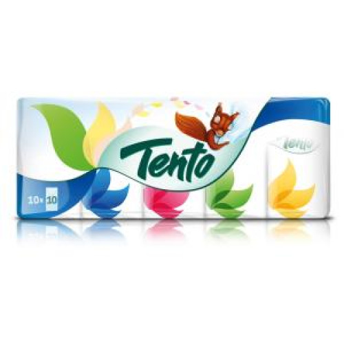 Papierové vreckovky Tento 10 x 10 bal. Papierové vreckovky Tento 10 x 10 bal.