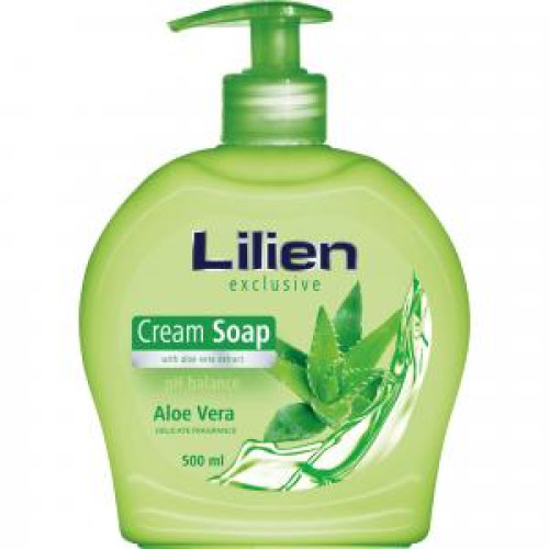 Tekuté mydlo krémove Lilien 500 ml Aloe vera Tekuté mydlo krémove Lilien 500 ml Aloe vera