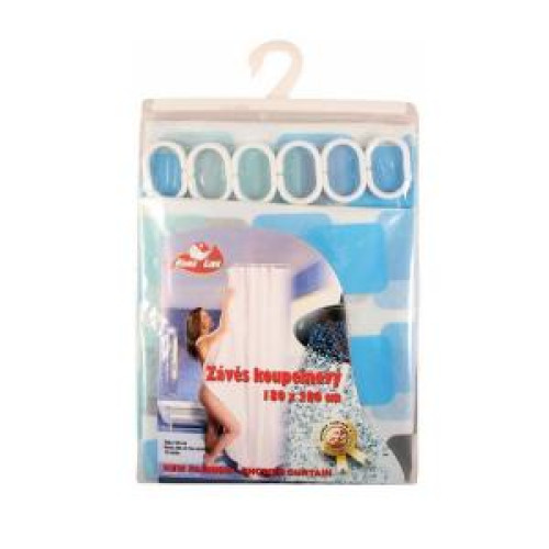 Záves kúpeľňa vzor 180cmx200cm