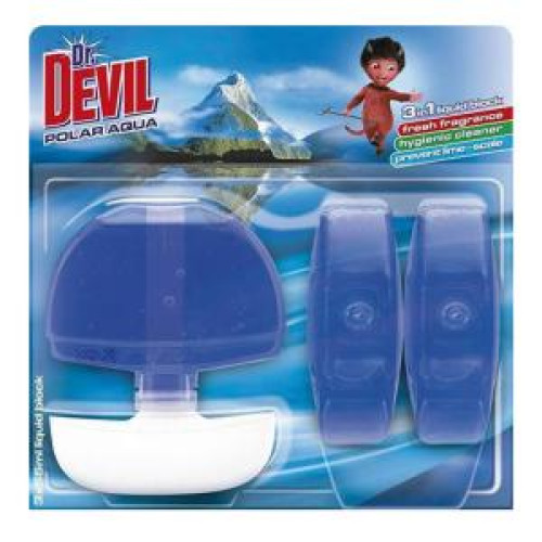 Dr. Devil závesný WC gél 3 x 55 ml - Polar Aqua Dr. Devil závesný WC gél 3 x 55 ml - Polar Aqua