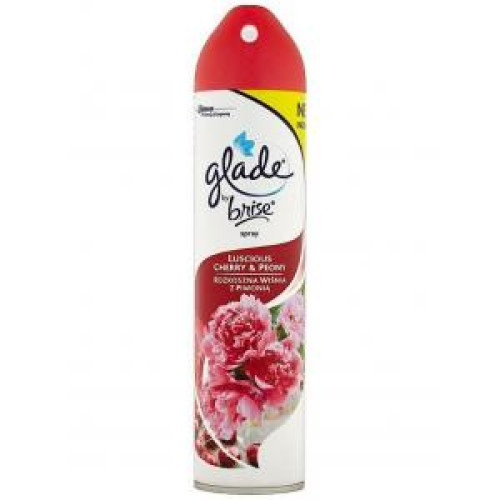 Glade osviežovač v spreji 300 ml - Pivonka & Višňa Glade osviežovač v spreji 300 ml - Pivonka & Višňa