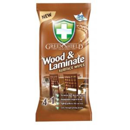 Green Shield čistiace utierky na drevo/laminát 50 kusov Green Shield čistiace utierky na drevo/laminát 50 kusov