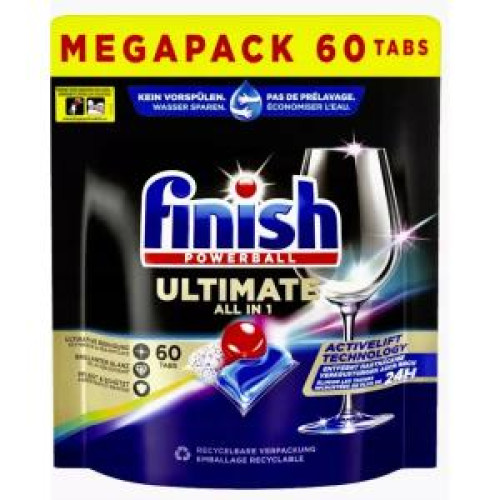 Finish tablety do umývačky riadu ULTIMATE ALL IN 1 60ks Regular Finish tablety do umývačky riadu ULTIMATE ALL IN 1 60ks Regular