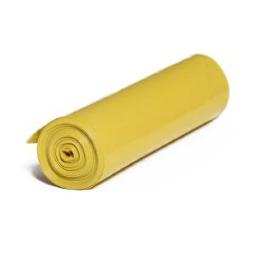 Vrecia na odpad 60 ℓ, 30 mic., 60 x 70 cm, LDPE žlté (25 ks) Vrecia na odpad 60 ℓ, 30 mic., 60 x 70 cm, LDPE žlté (25 ks)