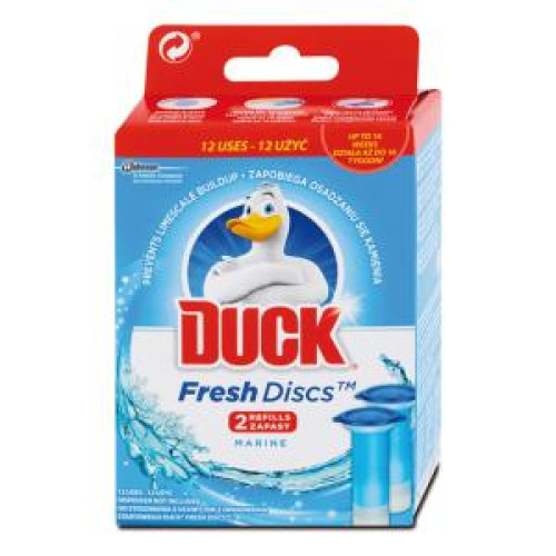 Náhrada DUCK Fresh Discs WC gél 2 x 36 ml Marine Náhrada DUCK Fresh Discs WC gél 2 x 36 ml Marine