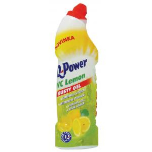 Q-Power WC gél 750 ml - Lemon Q-Power WC gél 750 ml - Lemon