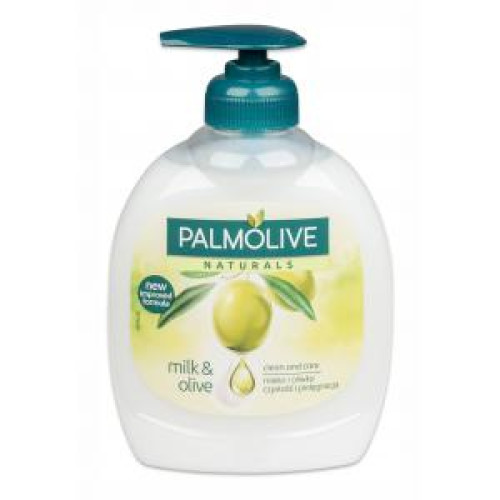 Palmolive tekuté mydlo s pumpičkou 300 ml - Oliva Milk Palmolive tekuté mydlo s pumpičkou 300 ml - Oliva Milk