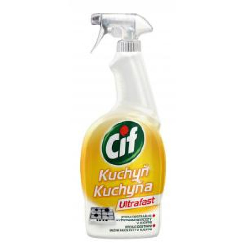 Cif KUCHYŇA Ultrafast čistič s rozprašovačom 750 ml Cif KUCHYŇA Ultrafast čistič s rozprašovačom 750 ml