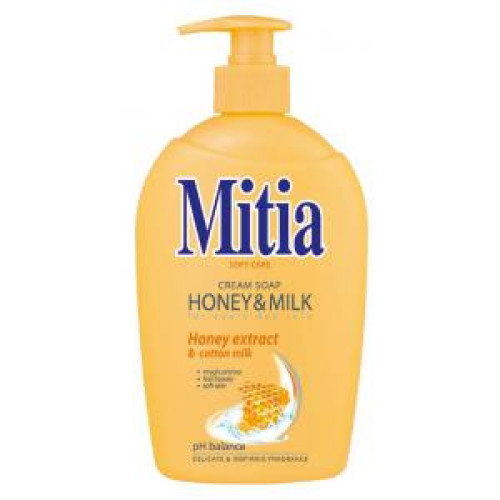 Mitia tekuté mydlo 500 ml - Med&Mlieko Mitia tekuté mydlo 500 ml - Med&Mlieko
