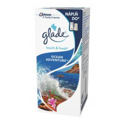 Glade Touch&Fresh NÁHRADNÁ NÁPLŇ 10ml Oceán Glade Touch&Fresh NÁHRADNÁ NÁPLŇ 10ml Oceán