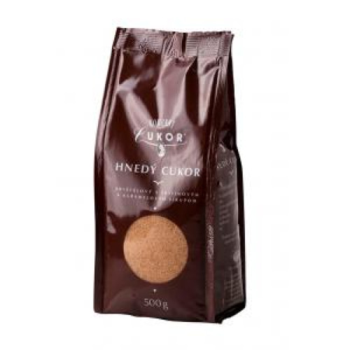 Cukor hnedý kryštálový so sirupom 500 g Cukor hnedý kryštálový so sirupom 500 g