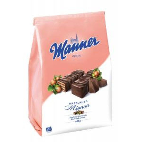 Oblátky Manner Mignon lieskovoorieškové 400 g Oblátky Manner Mignon lieskovoorieškové 400 g