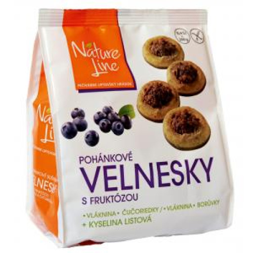 NATURE LINE sušienky pohánkové Velnesky 200g NATURE LINE sušienky pohánkové Velnesky 200g