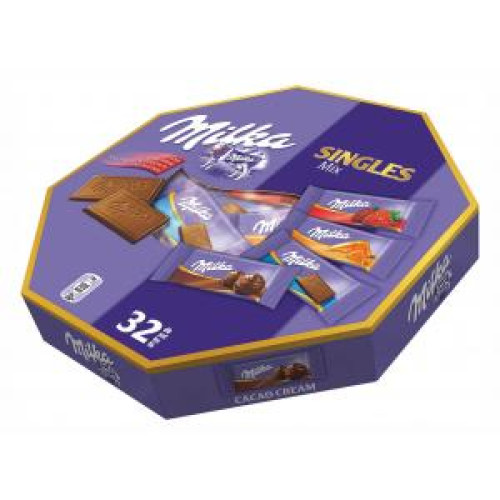 Milka Singles čokoládky MIX 138g Milka Singles čokoládky MIX 138g