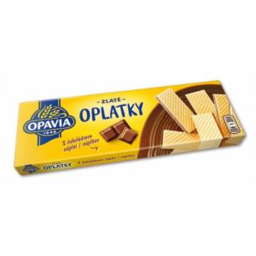 Zlaté oblátky čokoládové 146g Zlaté oblátky čokoládové 146g