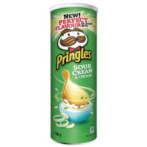 Pringles original smotana cibuľa 165g Pringles original smotana cibuľa 165g