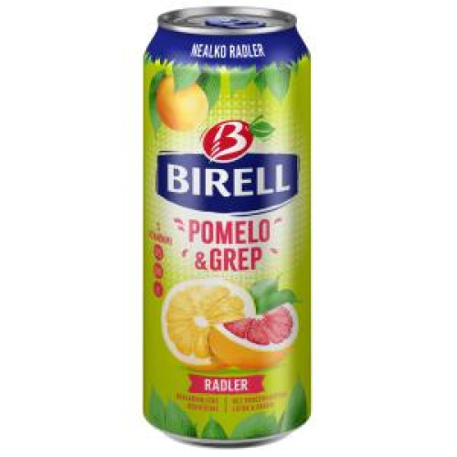 Pivo Birell nealko 24 x 0,5 ℓ Pomelo & Grep plechovka Pivo Birell nealko 24 x 0,5 ℓ Pomelo & Grep plechovka