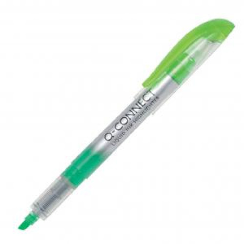 Zvýrazňovač Q-CONNECT Liquid Ink zelený Zvýrazňovač Q-CONNECT Liquid Ink zelený