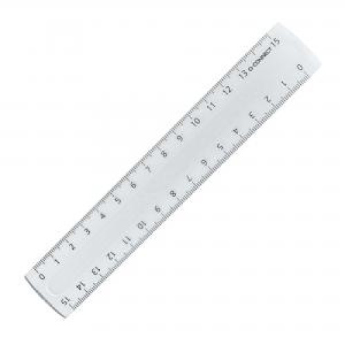 Pravítko Q-CONNECT 15cm transparentné Pravítko Q-CONNECT 15cm transparentné