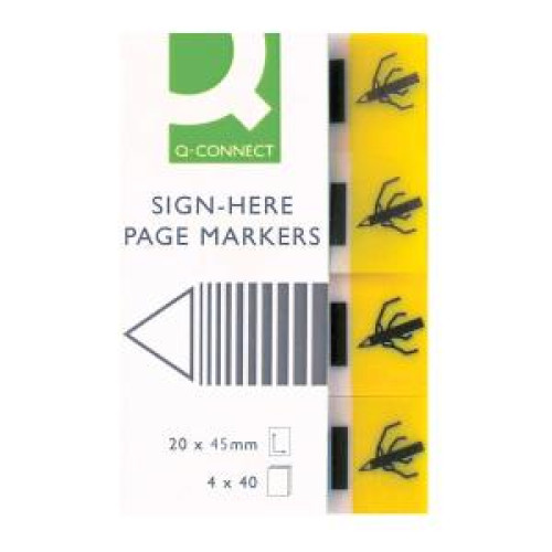 Záložky Q-CONNECT široké 20x45 ,4x40 `podpis` Záložky Q-CONNECT široké 20x45 ,4x40 `podpis`