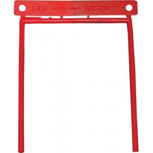 Archívny kovový klip Q-CONNECT potiahnutý červeným plastom Archívny kovový klip Q-CONNECT potiahnutý červeným plastom